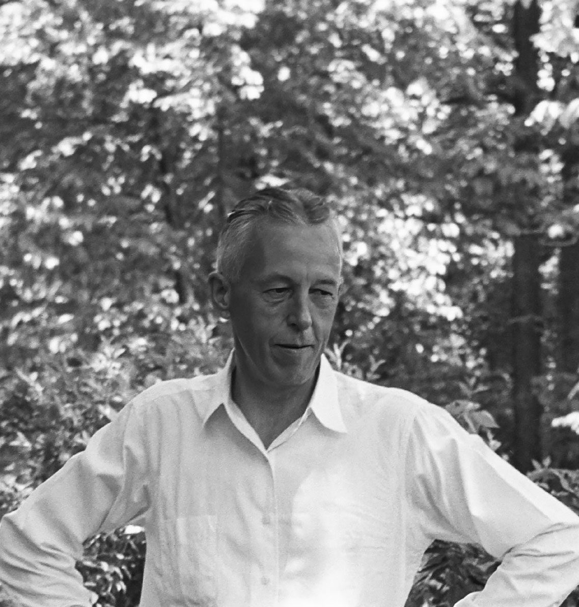 Bill at a picnic at Stepping Stones, 1955