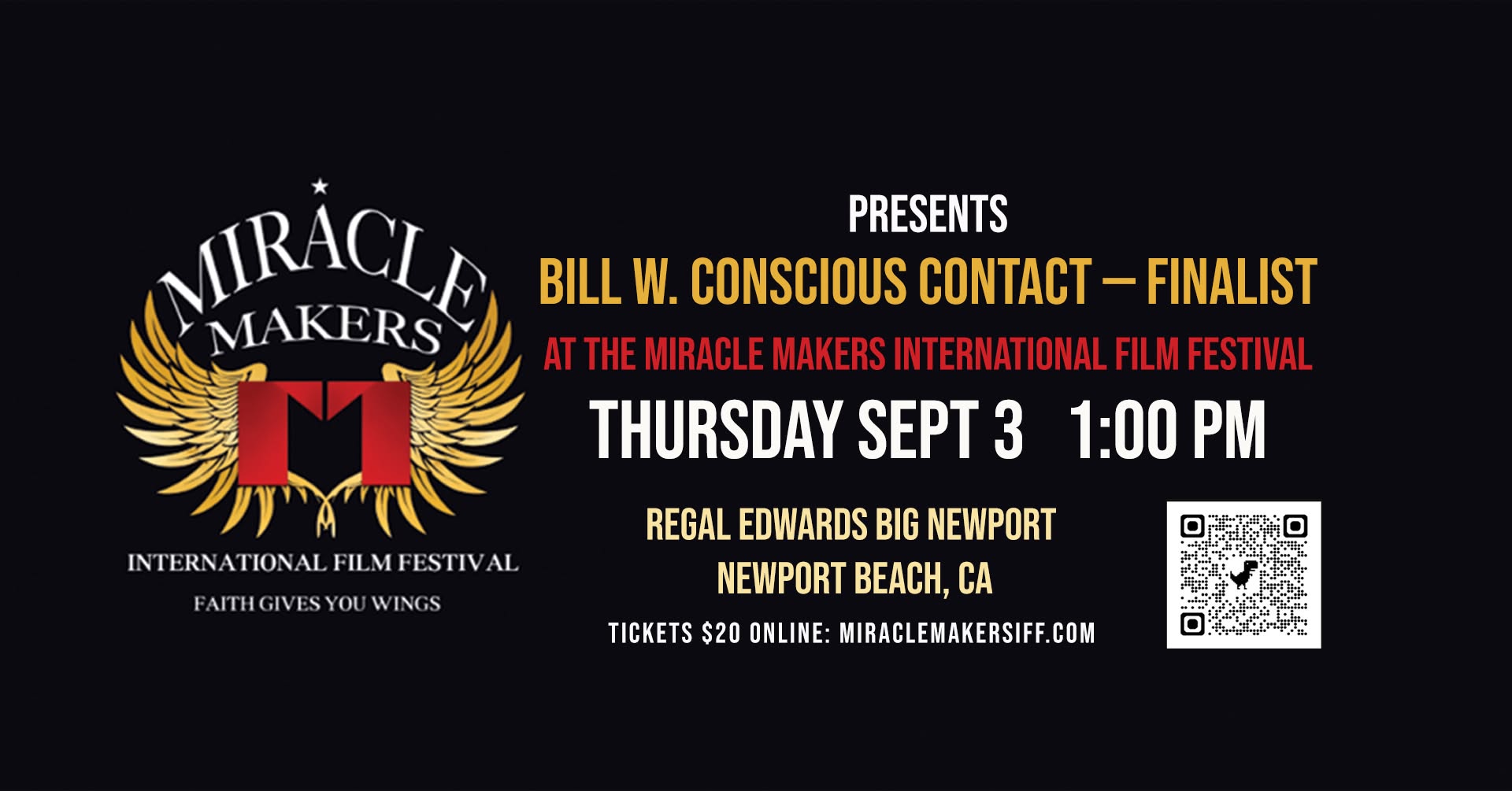 Bill W. Conscious Contact at the Miracle Makers International Film Festival