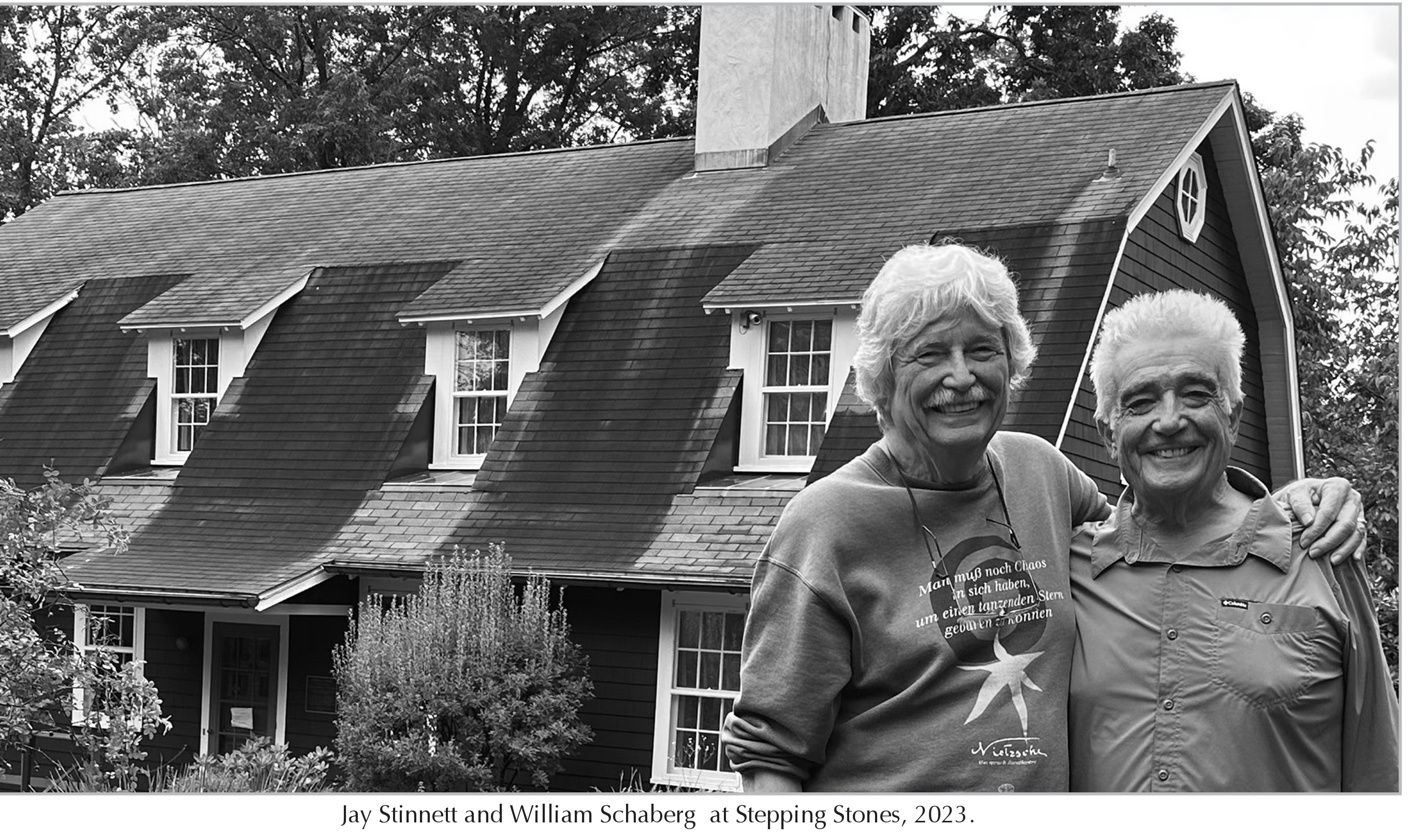 Jay Stinnett and William Schaberg at Stepping Stones, Katonah, New York, 2023