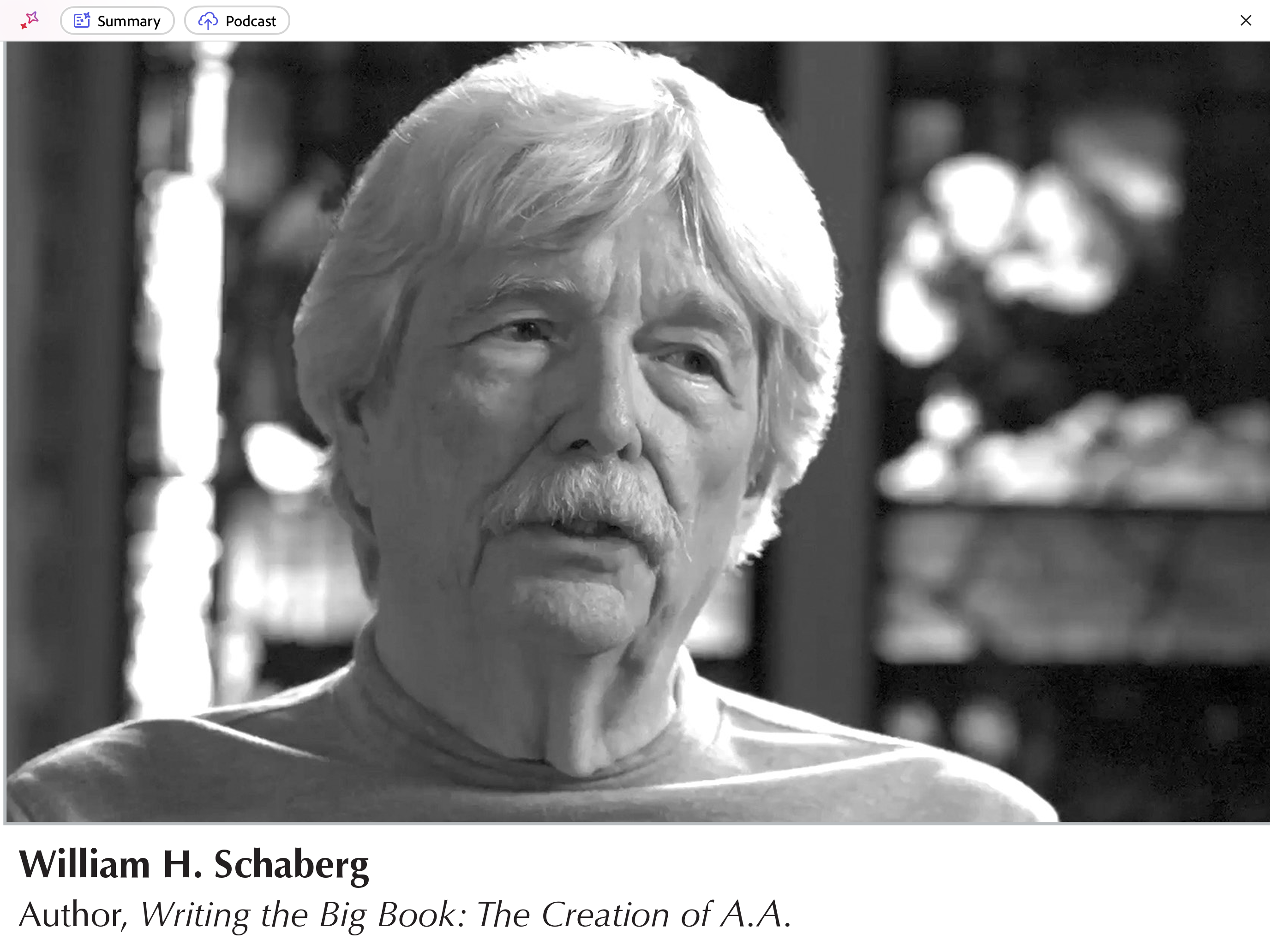 Author William H. Schaberg